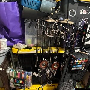 Elegant Silver Necklace Display Stand